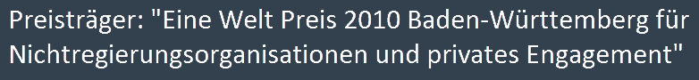 Eine Welt Preis 2010
